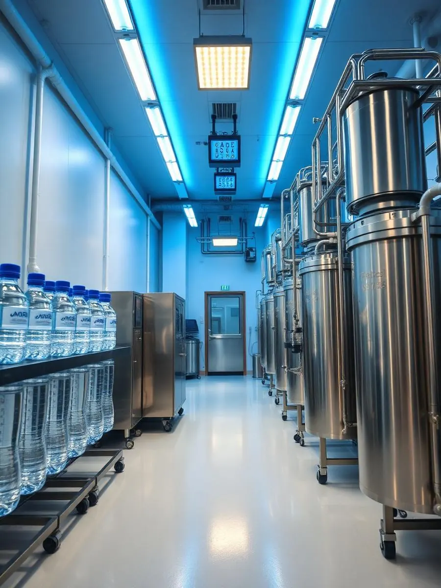 Fasilitas produksi dan distribusi eJEM MIZU